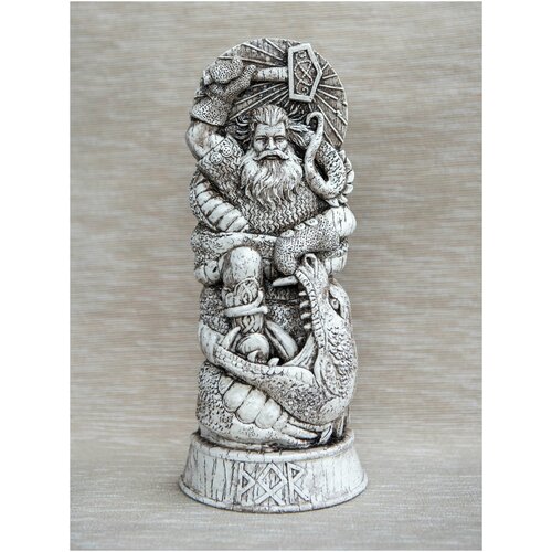 Барельеф Тор оберег скандинавский Бог грома и молнии 22см керамика