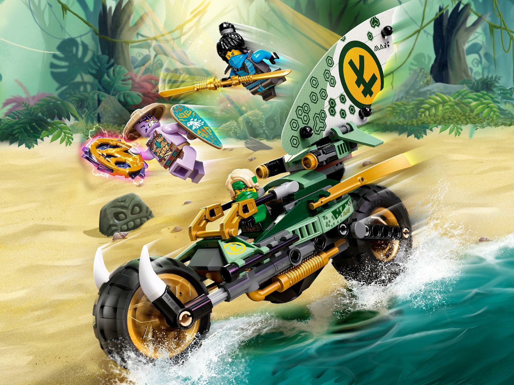 Конструктор LEGO Ninjago 71745 Мотоцикл Ллойда для джунглей - фото №19