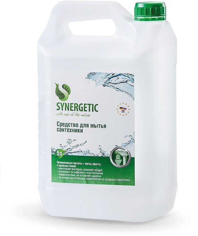 Средство для чистки сантехники Synergetic, 5 л