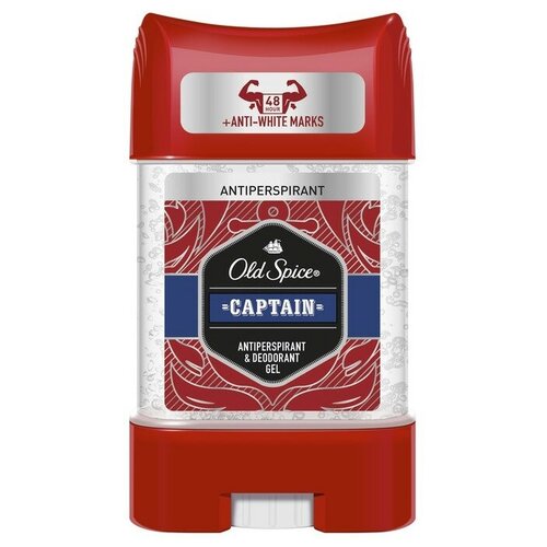 Дезодорант-антиперспирант гелевый Old Spice Captain, 80 мл