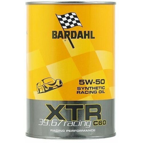 Синтетическое моторное масло Bardahl 5W50 XTR C60 RACING 39.67 1L (спец.)