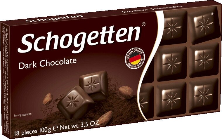 Шоколад тёмный Schogetten Dark Chocolate