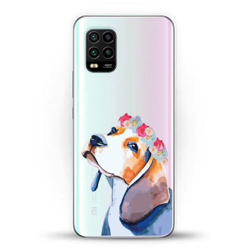 фото Силиконовый чехол бигль на xiaomi mi 10 lite andy & paul