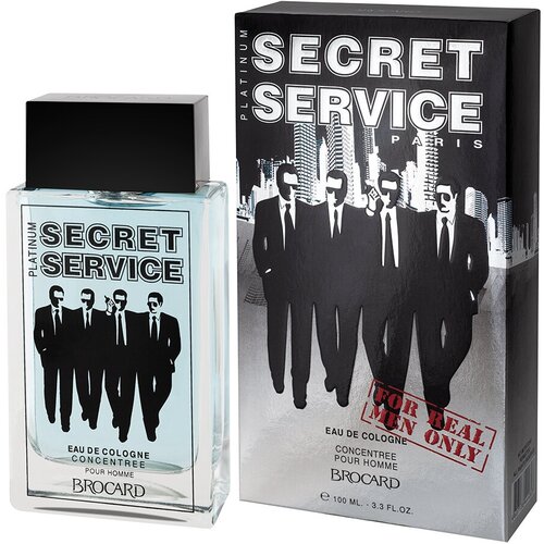 Brocard Parfums Одеколон мужской Secret Service Platinum, 100 мл духи brocard secret service platinum edt100ml