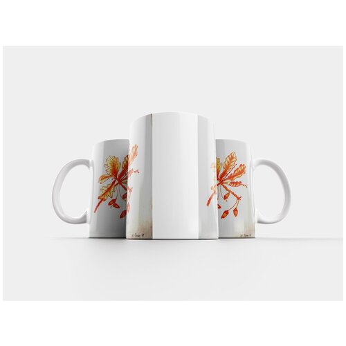 фото Кружка "желуди, ветвь, дерево" 320 мл lotsprints