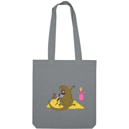 фото Сумка шоппер us basic, серый