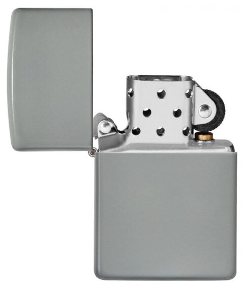 Зажигалка ZIPPO Classic Flat Grey 49452 - фотография № 4