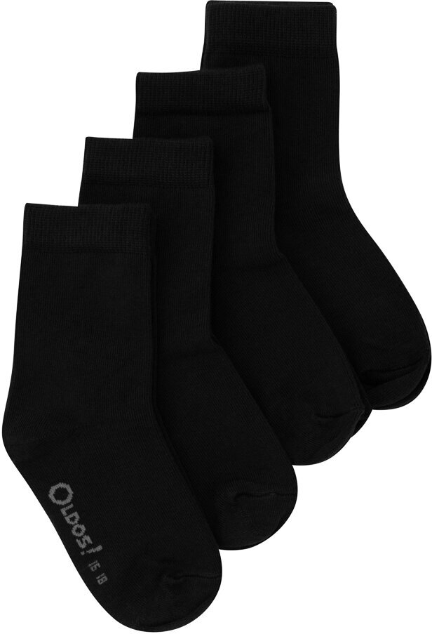 Носки Oldos 4 пары, размер 23-25, , черный