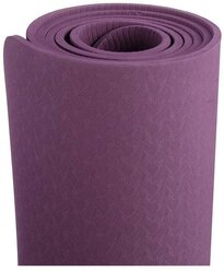 Коврик для йоги ТПЕ 183х61х0,6 см розово-фиолетовый B31276