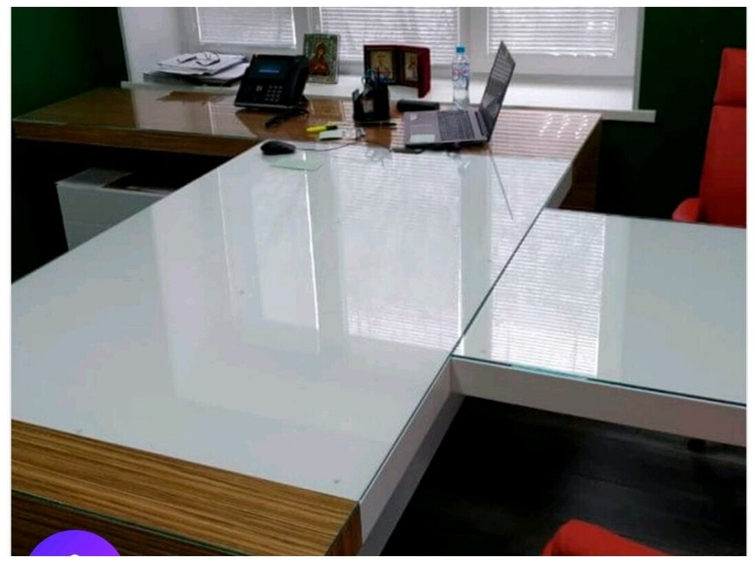 Скатерть прозрачная силиконовая, гибкое ПВХ стекло на стол - 1,5мм80x200см - фотография № 2