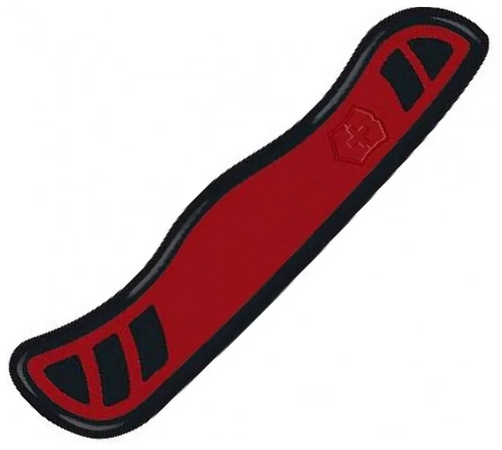 Victorinox C.8330.C7.10 Передняя накладка для ножей victorinox 111 мм, красный с чёрными вставками