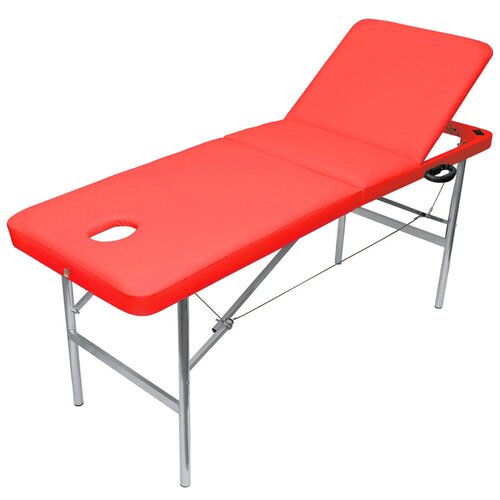 Массажный стол Your Stol трехзонный XL, 190х70, красный