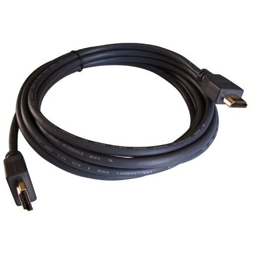 Кабель HDMI 3м Kramer C-HM/HM/ETH-10 круглый черный 97-01213010 кабель hdmi hdmi 0 9м kramer c hm hm eth 3