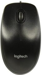 Мышь проводная Logitech B100 Optical Mouse