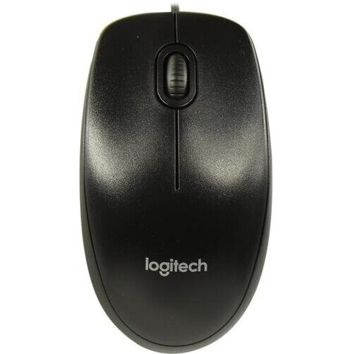 Мышь проводная Logitech B100 Optical Mouse мышь logitech b100 optical mouse black