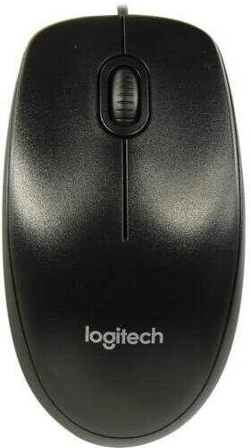 Мышь Logitech B100 for business, черный (910-003357) - фото №5