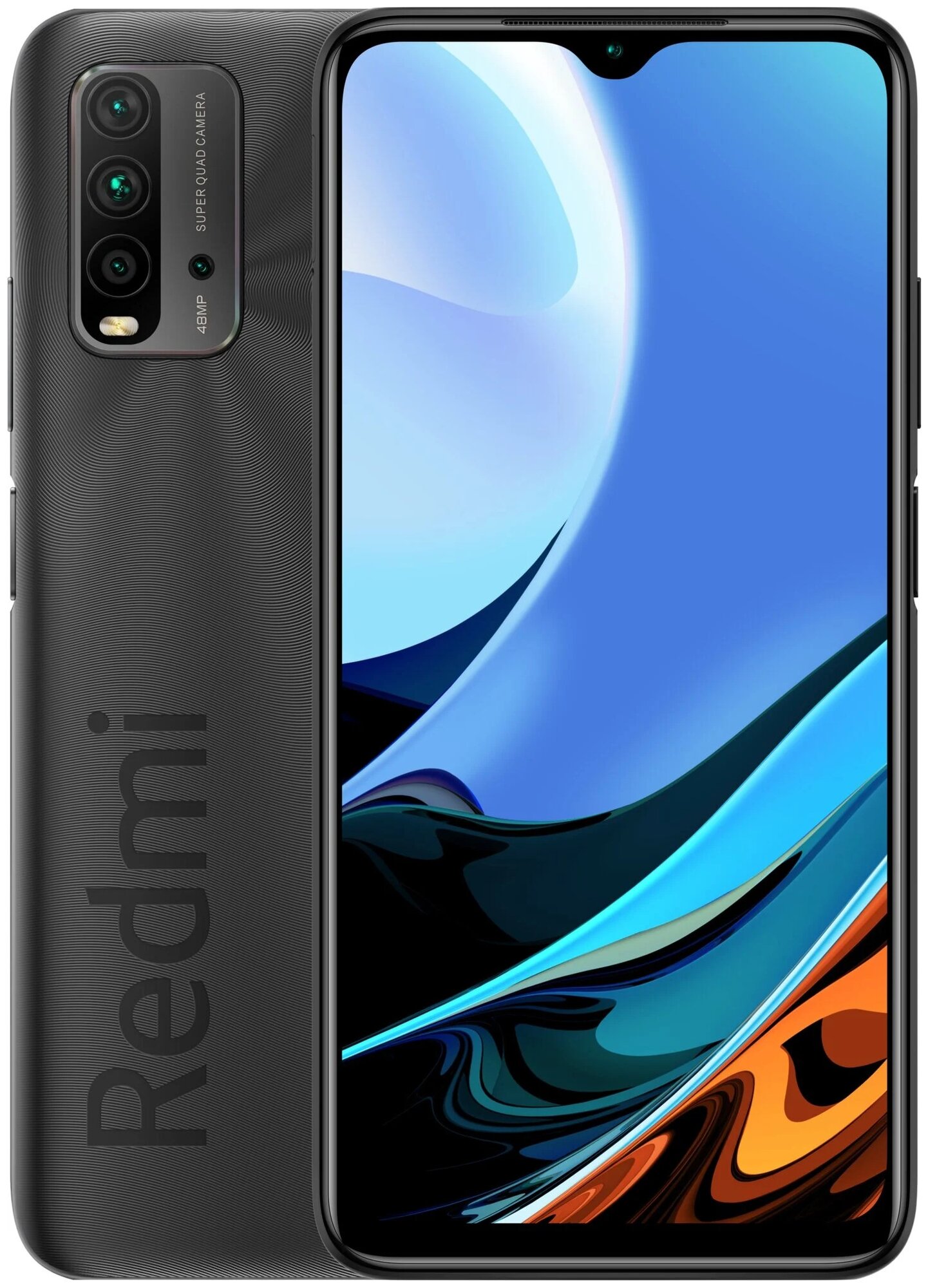 Смартфон Xiaomi Redmi 9T 4/128 ГБ Global, Dual nano SIM, серый карбон