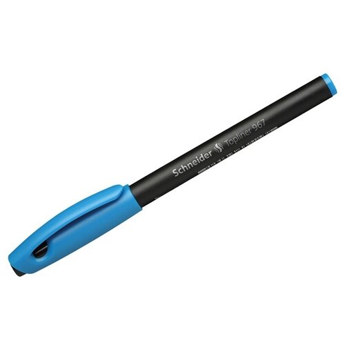 Капиллярная ручка Schneider Topliner 967 голубая, 0,4 мм 196714