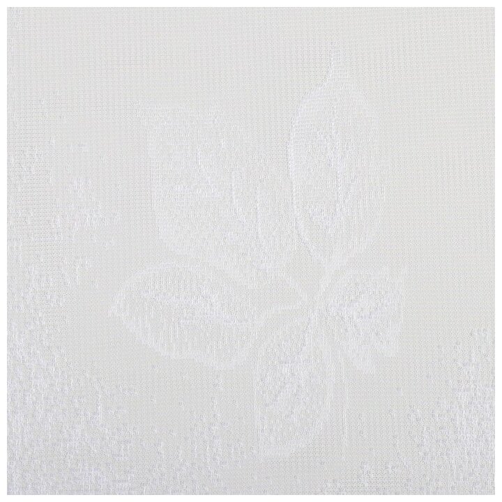 Тюль на кухню со шторной лентой, 260х160 см, цвет белый, 100% полиэстер - фотография № 2