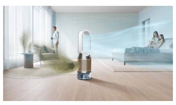 Увлажнитель-очиститель воздуха Dyson PH04 (белый/золотой) - фотография № 11