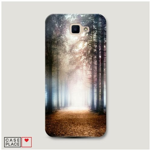 фото Чехол пластиковый samsung galaxy j5 prime 2016 зачарованный лес case place