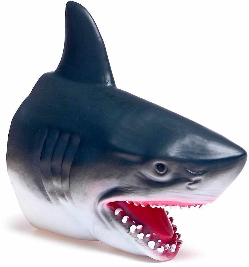 Игрушка животного на руку "Большая белая акула"