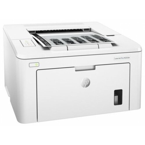 Принтер HP LaserJet Pro M203dn, лазерный A4, 28 стр/мин, 1200x1200 dpi, 256мб, дуплекс, USB 2.0, Ethernet (замена CF455A M201n)