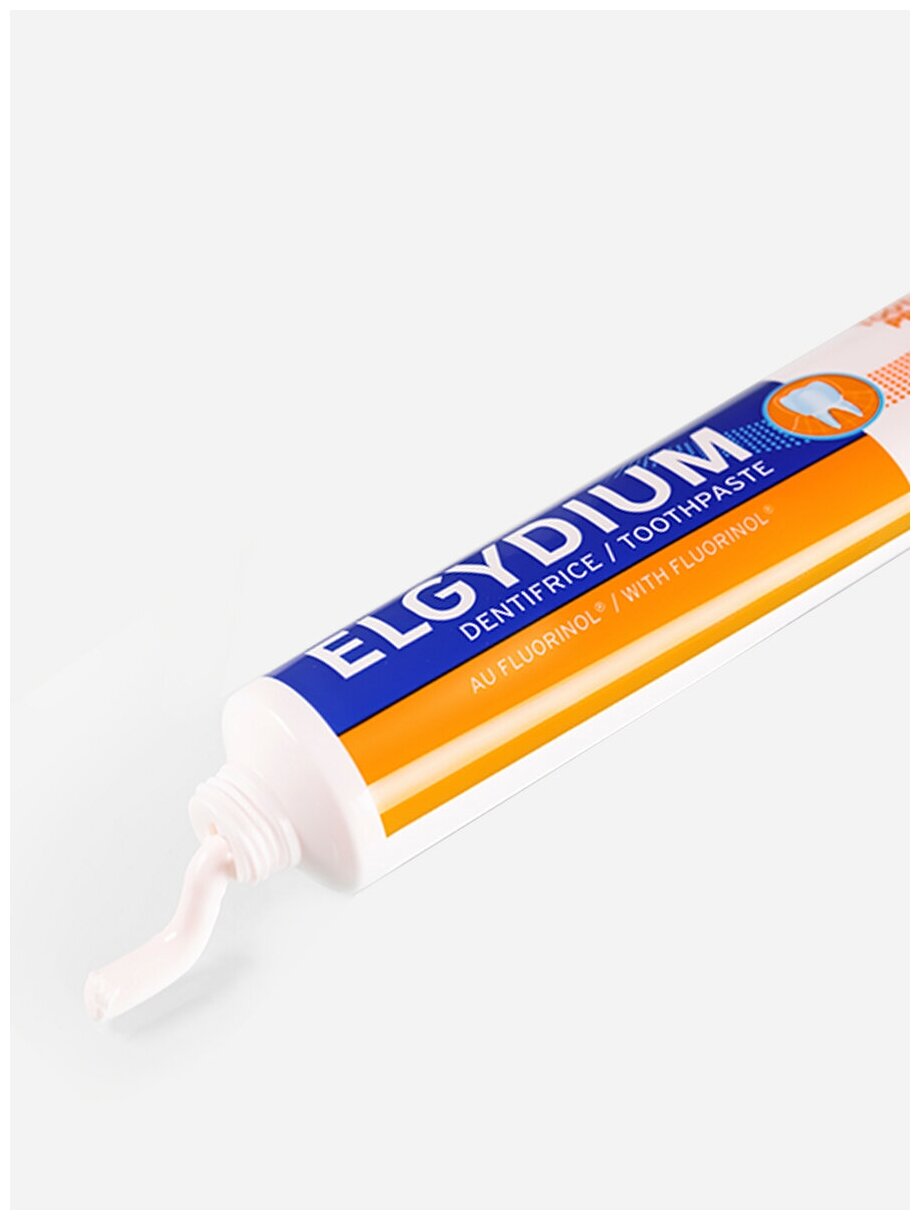 Паста ELGYDIUM (Эльгидиум) зубная Защита от кариеса 75 мл Пьер Фабр Медикамент Продакшн/Рекордати Хим. и Фарм. Индустрия - фото №8