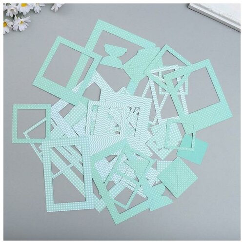 фото Набор рамок "fabrika decoru №2" 50 шт, мятный mikimarket