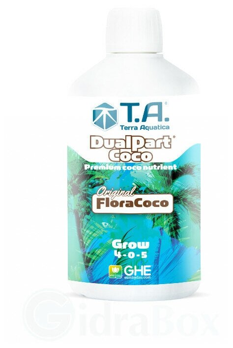 Удобрение Flora Coco Grow 0,5 л (GHE) Dual Part Terra Aquatica