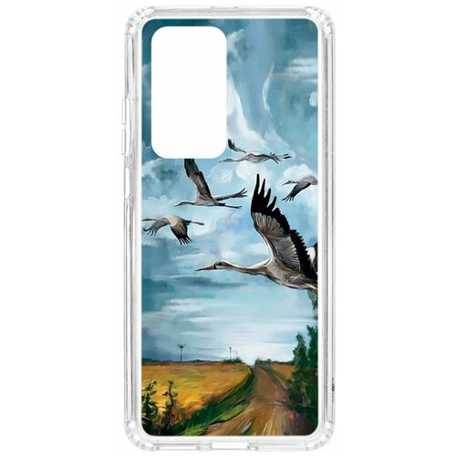 фото Чехол на huawei y6p 2020 kruche print журавли / чехол для huawei / чехол с рисунком / чехол с принтом / чехол для хонор / чехол для хуавей / бампер на хуавей / чехол накладка для хонор / противоударная накладка для honor huawei / защита для honor / защита на huawei / cиликоновый чехол для huawei honor / пластиковый чехол на huawei / защитный чехол для honor / чехольчик / защита телефона / ударопрочный чехол кruче