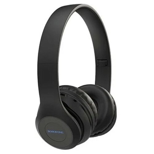 Наушники Borofone BO4 Charming rhyme беспроводные накладные BT50 AUX 200 мАч чёрные 75000₽