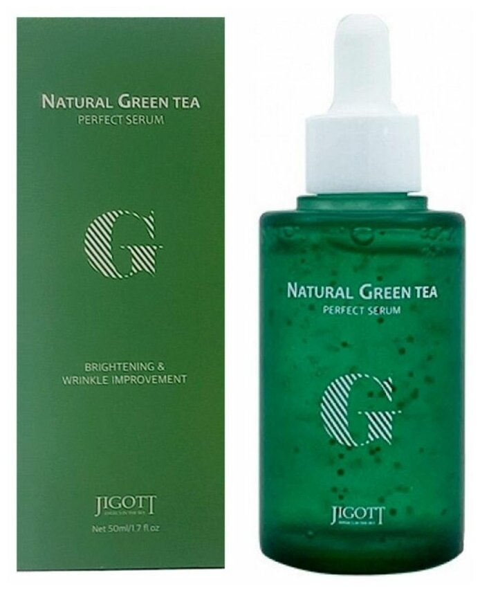 Jigott Сыворотка с зеленым чаем / Natural Green Tea Perfect Serum, 50 мл