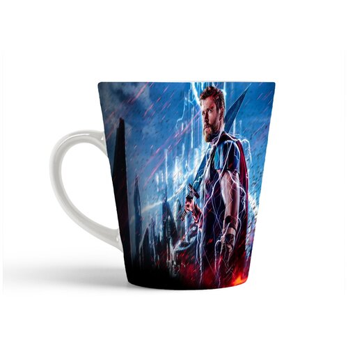 фото Кружка-латте coolpodarok тор мстители асгард меч молнии