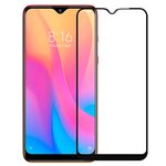 Защитное стекло полноклеевое FULL SCREEN для Xiaomi Redmi Note 8 Pro черный - изображение