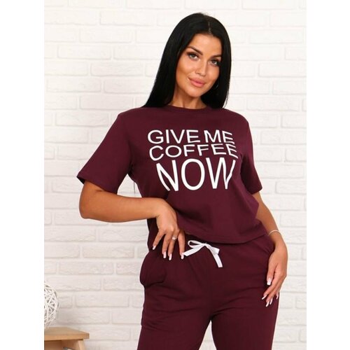 Костюм ALERAN, размер 54, бордовый