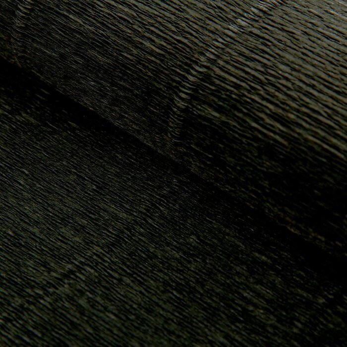 Cartotecnica Rossi Бумага для упаковок и поделок, гофрированная, черная, однотонная, двусторонняя, рулон 1 шт, 0,5 х 2,5 м