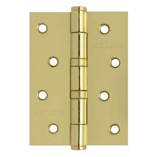 фото Петля дверная универсальная нора-м 4"-2вв (100*75*2,5) без колп. - золото