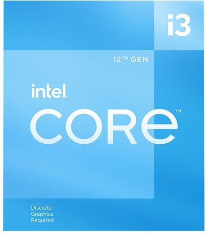 Процессор Intel Core i3 12100F, LGA 1700, OEM [cm8071504651013s rl63]