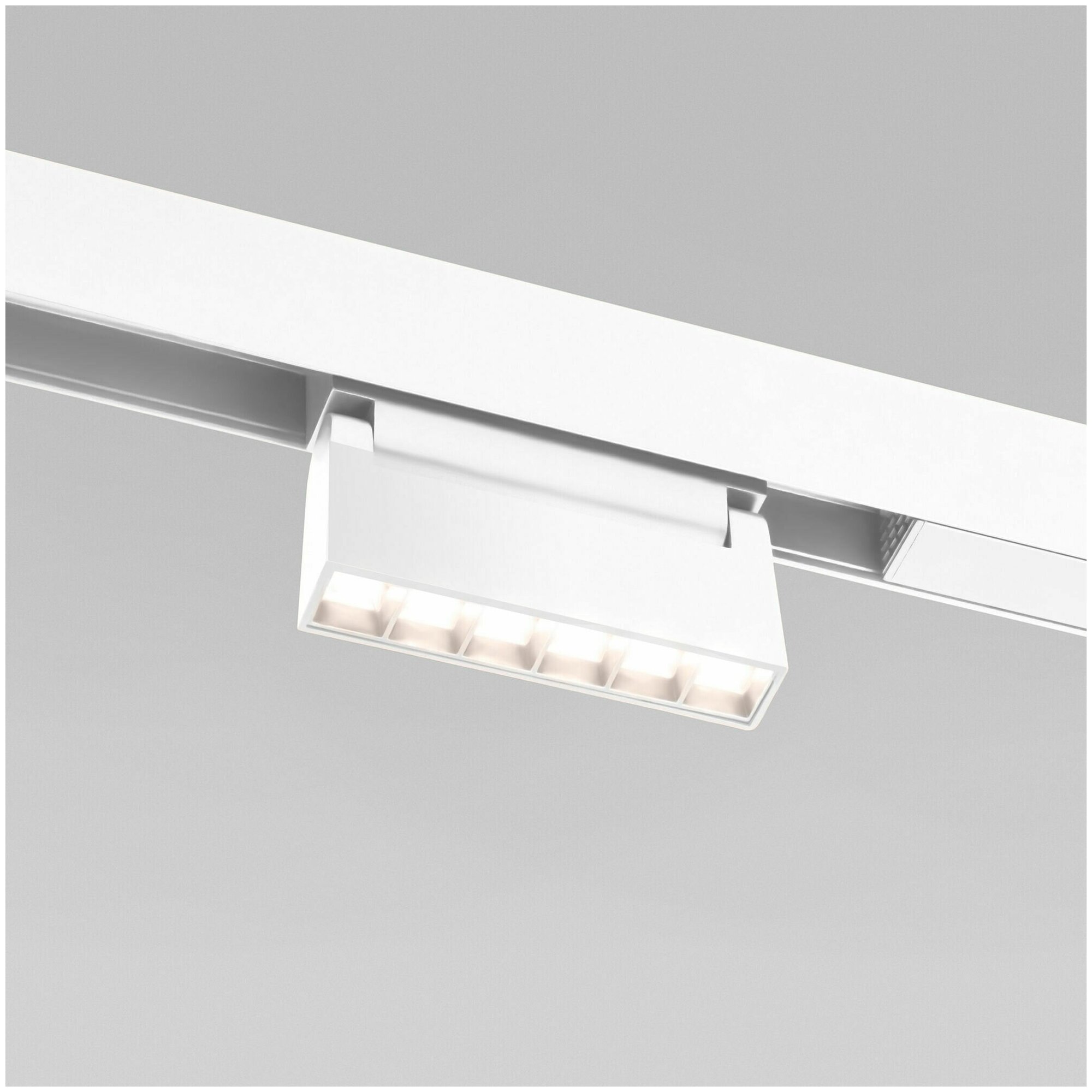 Трековый светодиодный светильник с поворотным механизмом Elektrostandard Slim Magnetic HL01 85009/01, 6 Вт, 4200 K, цвет белый