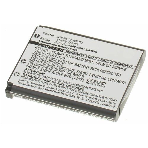 Аккумуляторная батарея iBatt 660mAh для Olympus X-790, X-785, X-935, VR320, u820, VR-330, VR310, Stylus 820, VR325, 770SW, Stylus 760, mju 1040, 720SW