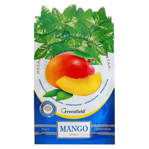 Освежитель воздуха Ароматизатор Greenfield "Mango"