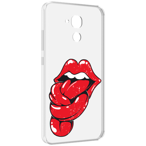 Чехол MyPads яркие губы с языком для Huawei Honor 5C/7 Lite/GT3 5.2 задняя-панель-накладка-бампер