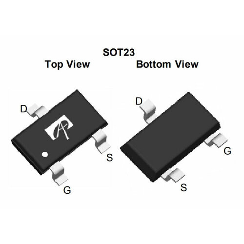 ntmfs4936n n channel mosfet 30v 79a Микросхема AO3404A N-Channel MOSFET 30V 5A SOT23-3