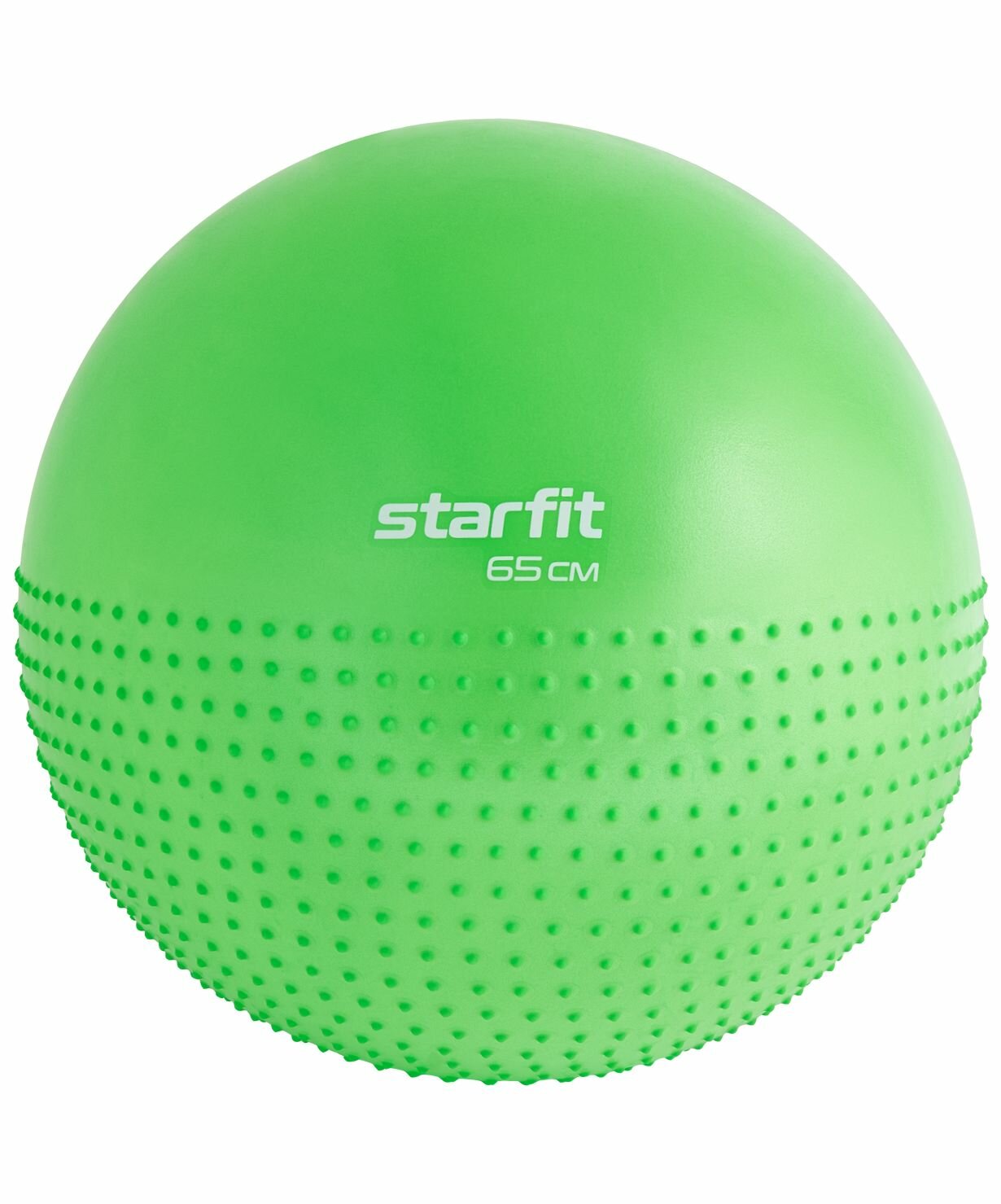 Фитбол полумассажный StarFit GB-201, зеленый, 65 см