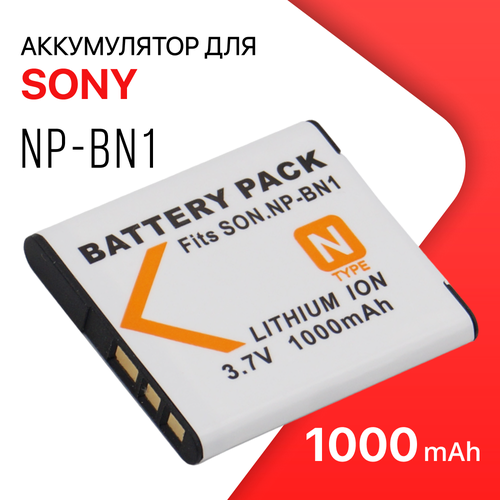 аккумулятор np bn1 1800 mah для фотоаппарата sony dsc wx5 tx9 t99 tx7 tx5 w390 w380 w350 w320 Аккумулятор NP-BN1 для Sony Sony Cyber-shot DSC-TX30 / DSC-W610 / DSC-W830 / DSC-W650 / DSC-WX7 / DSC-W350