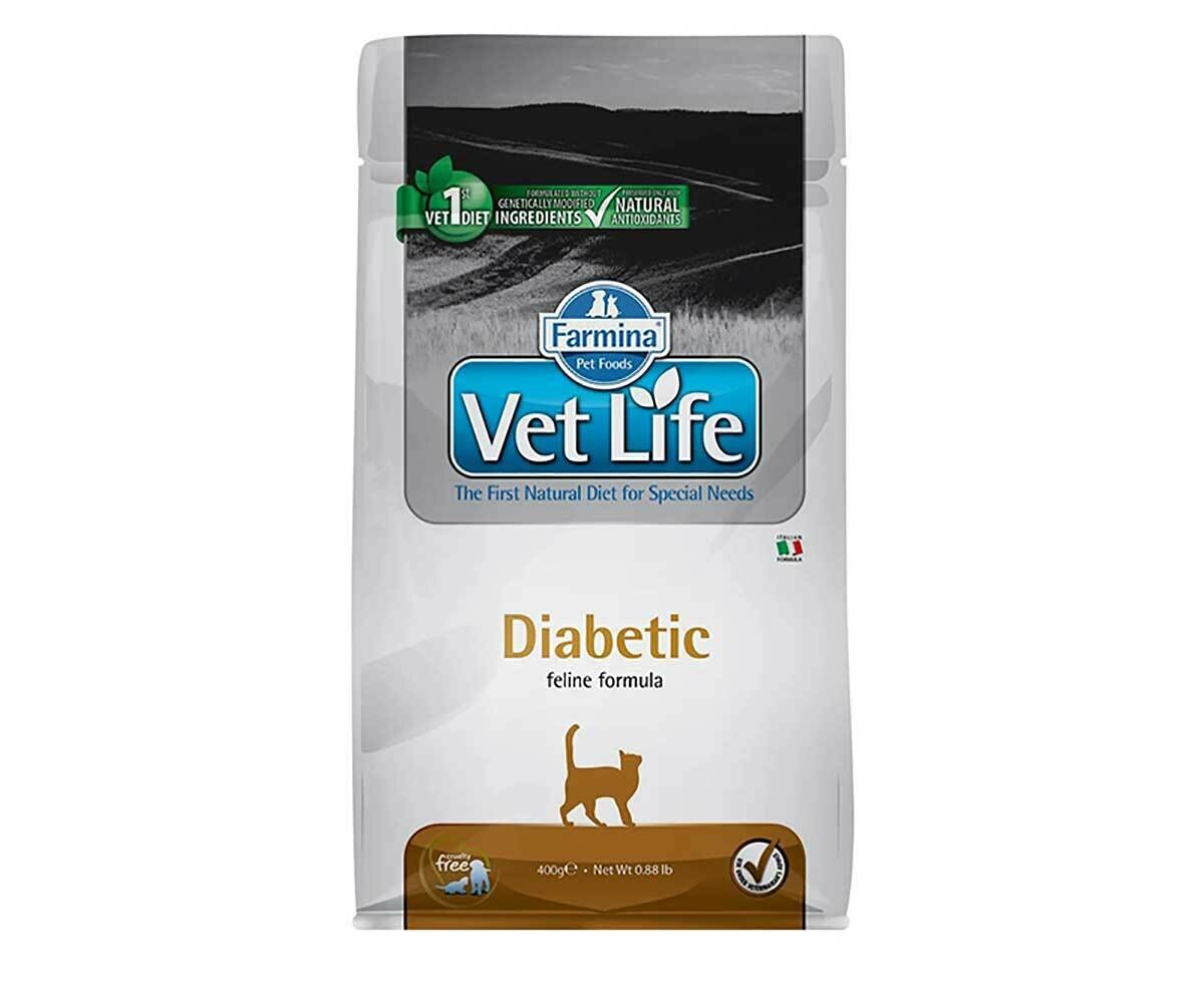 Сухой диетический корм Farmina Vet Life для взрослых кошек Diabetic, курица, 2кг - фото №20