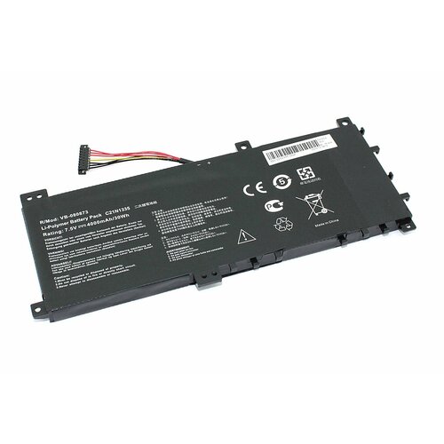 Аккумулятор для ноутбука Asus VivoBook S451 (C21N1335) 7.5V 4000mAh OEM аккумуляторная батарея для ноутбука asus z450 c21n1434 7 4v 4000mah oem