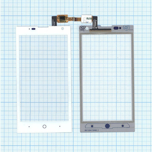 аккумулятор ibatt ib u1 m3053 1850mah для zte blade g lux v830 v830w kis 3 max Сенсорное стекло (тачскрин) для ZTE V830 (Blade G Lux) белое