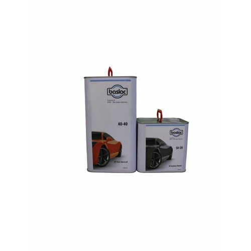 Лак 2К 40-40 универсальный с отвердителем BASLAC (5л+2.5л)